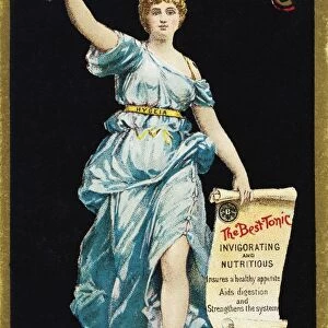 Late 19th century American patent medicine label for the Best Tonic