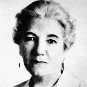 LAURA INGALLS WILDER (1867-1957). American writer. Photographed in 1936, five years after she Wilder began the series of Little House books about her childhood on the American frontier