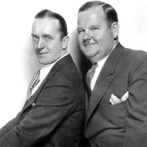 LAUREL AND HARDY, c1930. Stan Laurel (1890-1965) and Oliver Hardy (1892-1957); publicity photo, c1930