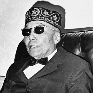 Leader of the Nation of Islam. Photograph, mid 20th century