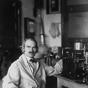 LEE DE FOREST (1873-1961). American inventor. Photographed in 1907