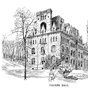 LEHIGH UNIVERSITY, 1888. Packer Hall at Lehigh University, named for founder Asa Packer