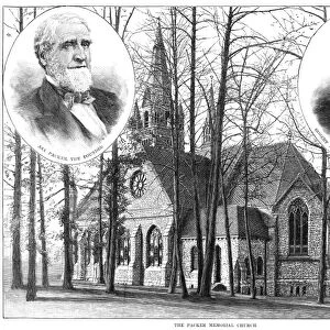 LEHIGH UNIVERSITY, 1888. Packer Memorial Church at Lehigh University, in Bethlehem, Pennsylvania