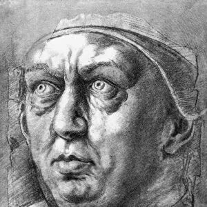 LEO X (1475-1521). Pope, 1513-1521. Drawing attributed to Sebastiano del Piombo