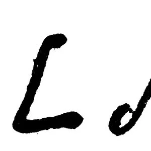 LEONARDO DA VINCI (1452-1519). Italian artist and inventor. Autograph signature