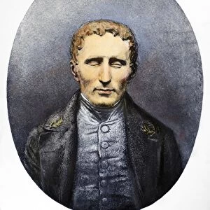 LOUIS BRAILLE (1809-1852). French teacher of the blind