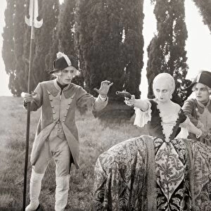 LOVES OF CASANOVA, 1927. A scene from the film directed by Alexandre Volkoff