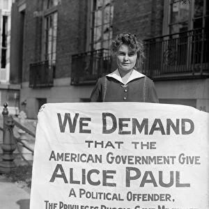 LUCY BRANHAM (1892-1966). American suffragist and leader of the National Womans Party
