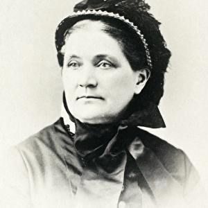 LUCY LARCOM (1824-1893). American author and educator. Photographed c1890