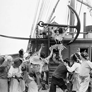 LUPINO LANE (1892-1959). British actor. In a scene from Pirates Beware, 1928