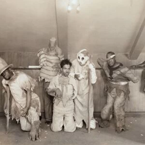MACBETH, 1936. Actors in the Federal Theatre Projects production of Macbeth