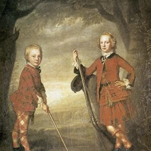 THE MACDONALD BROTHERS. Sir James Macdonald (1741-1765) (right) and Sir Alexander Macdonald