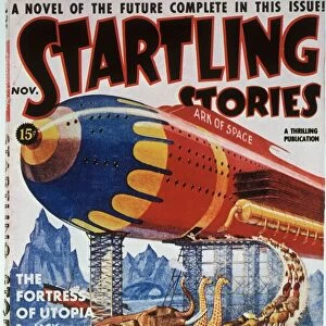 MAGAZINE COVER, 1939. American science-fiction magazine cover