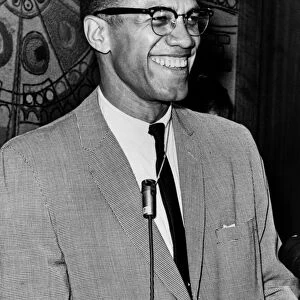 MALCOLM X (1925-1965). Born Malcolm Little. American religious and political leader
