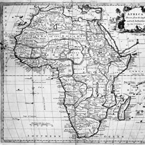 MAP: AFRICA, 1776. Africa, Drawn from the latest and best Authorities by Thomas Kitchin