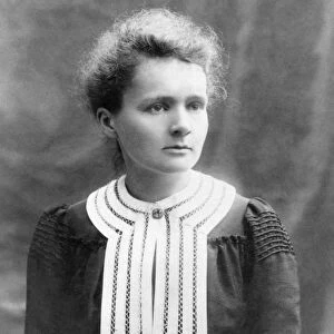MARIE CURIE (1867-1934). Marie Sklodowska Curie. French (Polish-born) chemist. Photograph