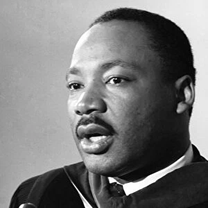 MARTIN LUTHER KING, JR. (1929-1968). American cleric and reformer. Photograph by Warren K