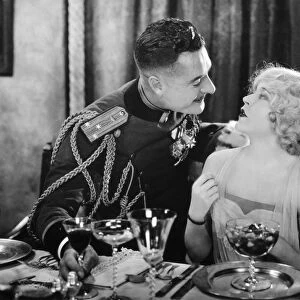 THE MERRY WIDOW, 1925. Mae Murray and John Gilbert in a scene from the film directed by Erich von Stroheim