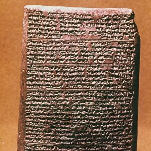 MESOPOTAMIAN CUNEIFORM. Letter from King Tusratta of Mitanni (N. Mesopotamia) to Amenophis III of Egypt, c. 1400 B. C