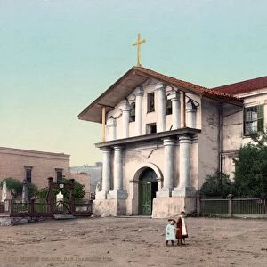 MISSION DOLORES, c1898. Mission Dolores in San Francisco, California. Photochrome
