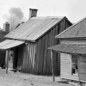 MISSISSIPPI: SHACKS, 1936. African American shacks, Mississippi