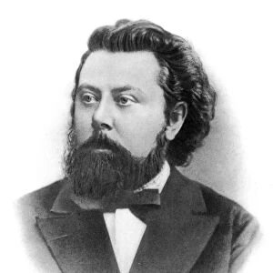 MODEST MUSSORGSKY (1839-1881). Russian composer. Photographed c1870