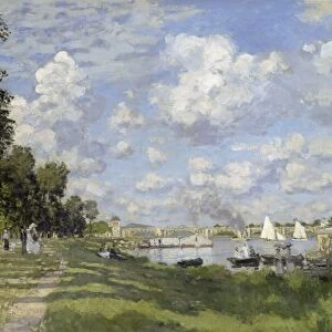MONET: BASSIN D ARGENTEUIL. Oil on canvas, Claude Monet, c1872