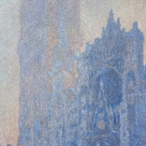 MONET: ROUEN CATHEDRAL. Rouen Cathedral Facade and Tour d Albane (Morning Effect)