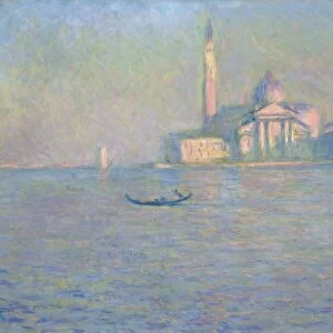 MONET: VENICE, 1908. The Church of San Giorgio Maggiore, Venice. Oil on canvas