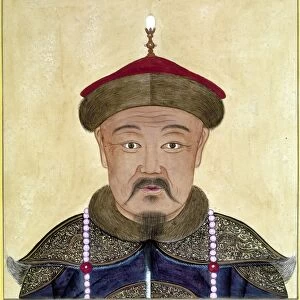 Mongol khan and founder of Mongol dynasty in China. Chinese painting