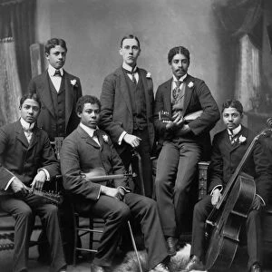 MUSIC ENSEMBLE, c1899. The Summit Avenue Ensemble in Atlanta, Georgia. Photograph by Thomas E