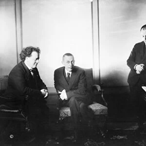 MUSICIANS, c1922. Left to right: Dutch composer Willem Mengelberg, Russian composer