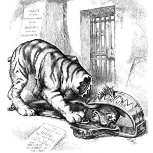 NAST: INFLATION CARTOON. The dead lock - and now the Democratic tiger has lost his head