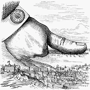 NAST: TWEED RING CARTOON. One of Thomas Nasts vitriolic attacks on William M. Boss Tweed and the Tweed Ring published shortly before the New York state and municipal elections of 1871