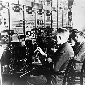 NBC RADIO BROADCAST, 1926. Chief Engineer O