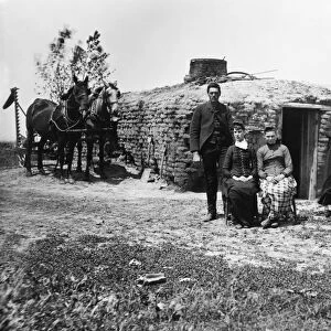 NEBRASKA: SETTLERS, 1887. Homesteader C
