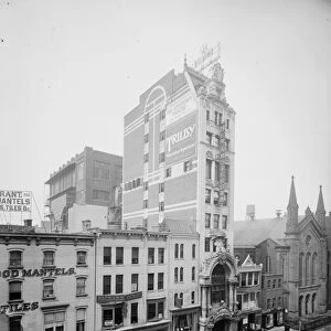 NEW AMSTERDAM THEATRE. The New Amsterdam Theatre on 42nd Street in New York City, built in 1903