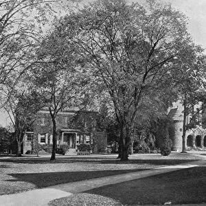 NEW JERSEY: PRINCETON. The Princeton University Chapel and provosts house at Princeton