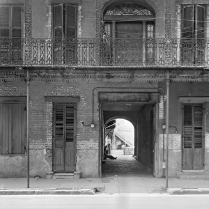 NEW ORLEANS: SONIAT HOUSE. A view of the Joseph Soniat Dufossat house at 1133 Chartres