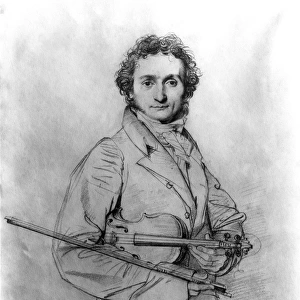 NICOLO PAGANINI (1782-1840). Italian violinist and composer
