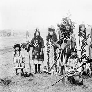 NORTHWEST: LUMMI, c1915. A family of the Lummi tribe of Siwash Native Americans