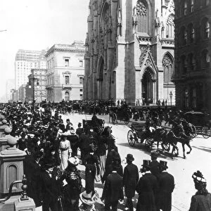 NY: FIFTH AVENUE, 1902. Fifth Avenue on Easter Sunday, 1902