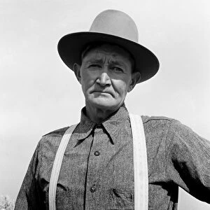 OREGON: FARMER, 1939. A drought area farmer adjusting to a Western farm in Dead Ox Flat