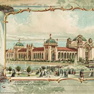 PAN-AMERICAN EXPOSITION. The Manufacturers Building at the Pan-American Exposition in Buffalo