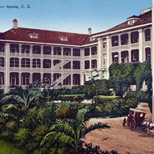 PANAMA: CANAL ZONE, c1910. The Tivoli Hotel at Ancon in the Canal Zone. Postcard, c1910