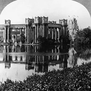 PANAMA-PACIFIC EXPOSITION. The Palace of Fine Arts and Lagoon at the Panama Pacific