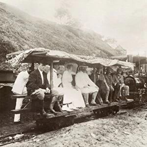 PANAMA: ROOSEVELT, 1906. President Theodore Roosevelt, with his wife Edith and others