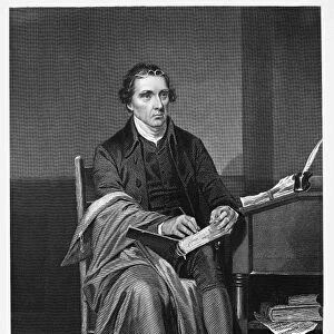 PATRICK HENRY (1736-1799). American Revolutionary leader. Steel engraving, 1879