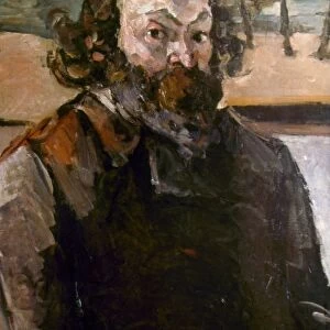 PAUL CEZANNE (1839-1906). French painter. Self-portrait. Oil on canvas, c1875