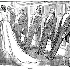 Pen and ink drawing by Charles Dana Gibson, 1902